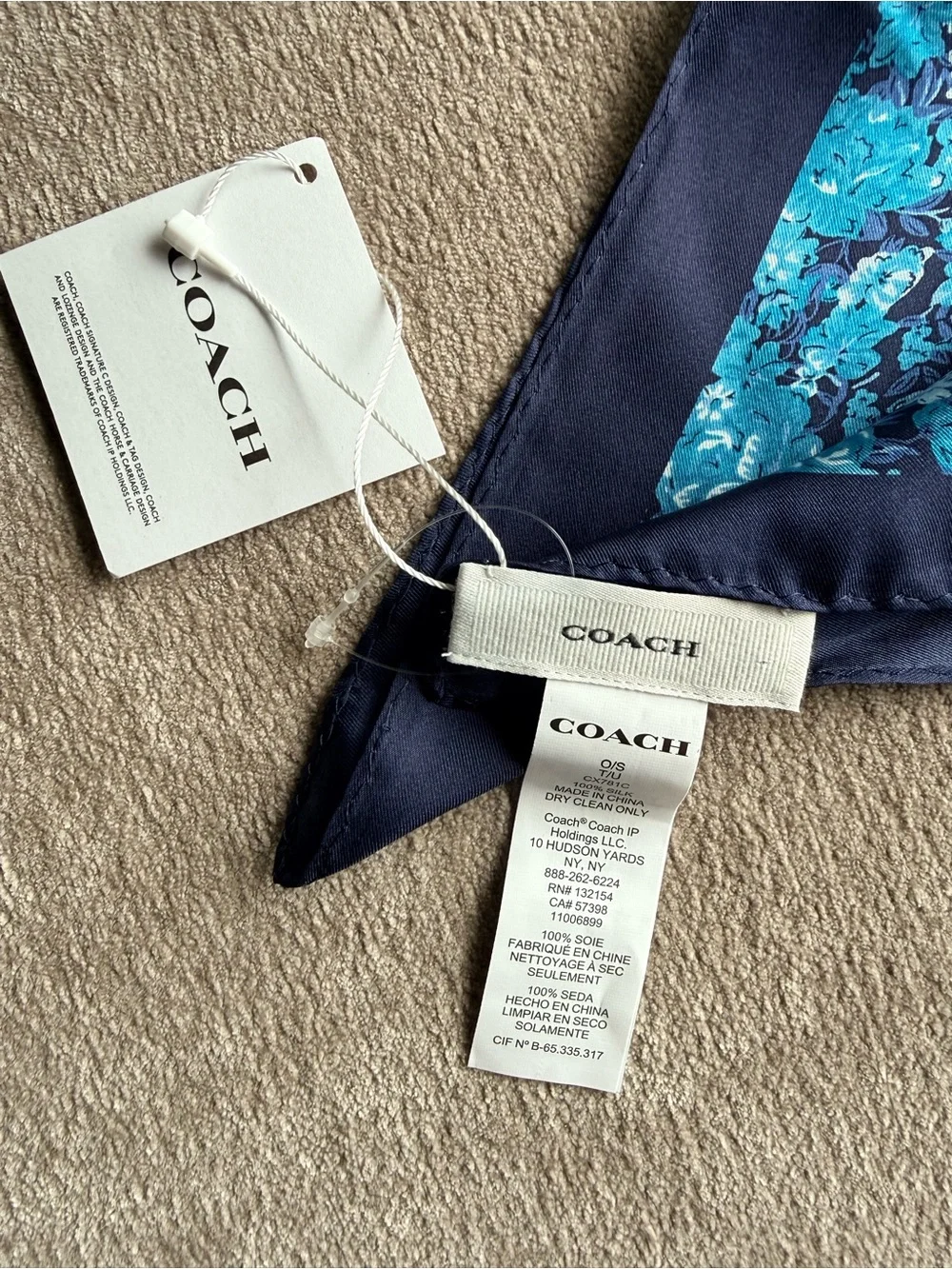 Coach elegant silk